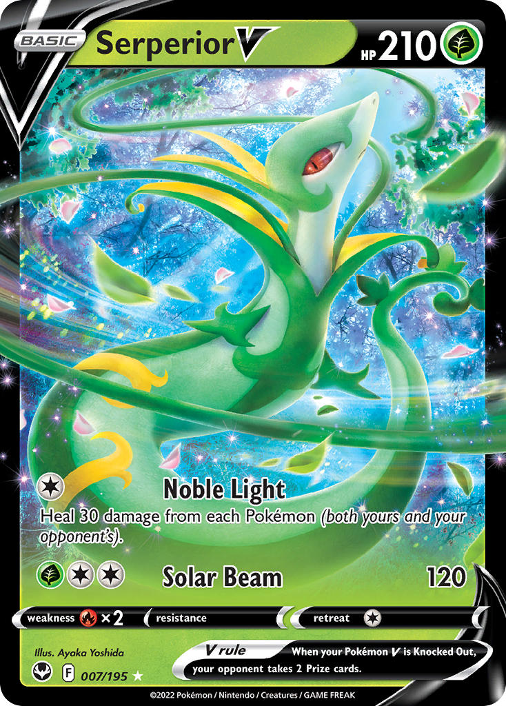 Serperior V 007/195 - POKEMON SWORD & SHIELD: SILVER TEMPEST