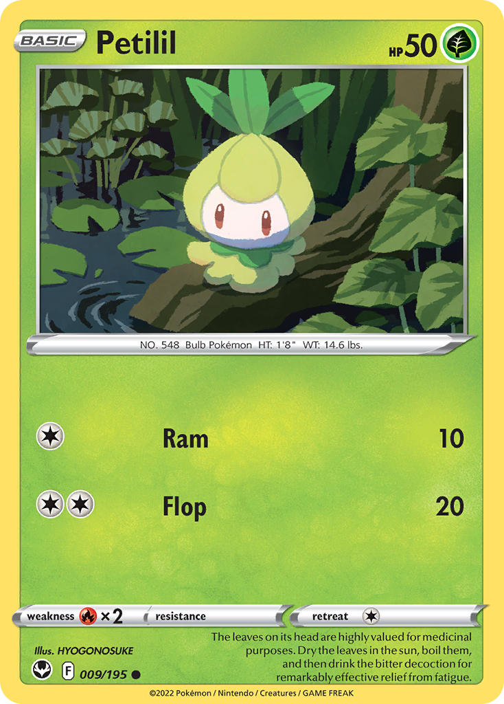 Petilil 009/195 - POKEMON SWORD & SHIELD: SILVER TEMPEST