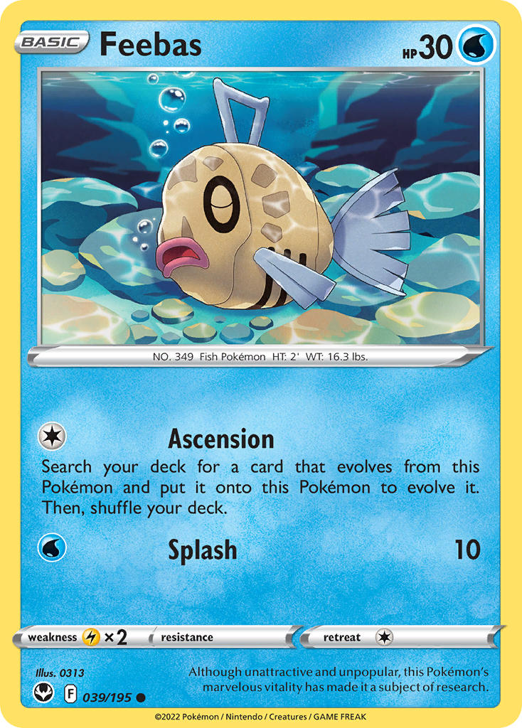 Feebas 039/195 - POKEMON SWORD & SHIELD: SILVER TEMPEST