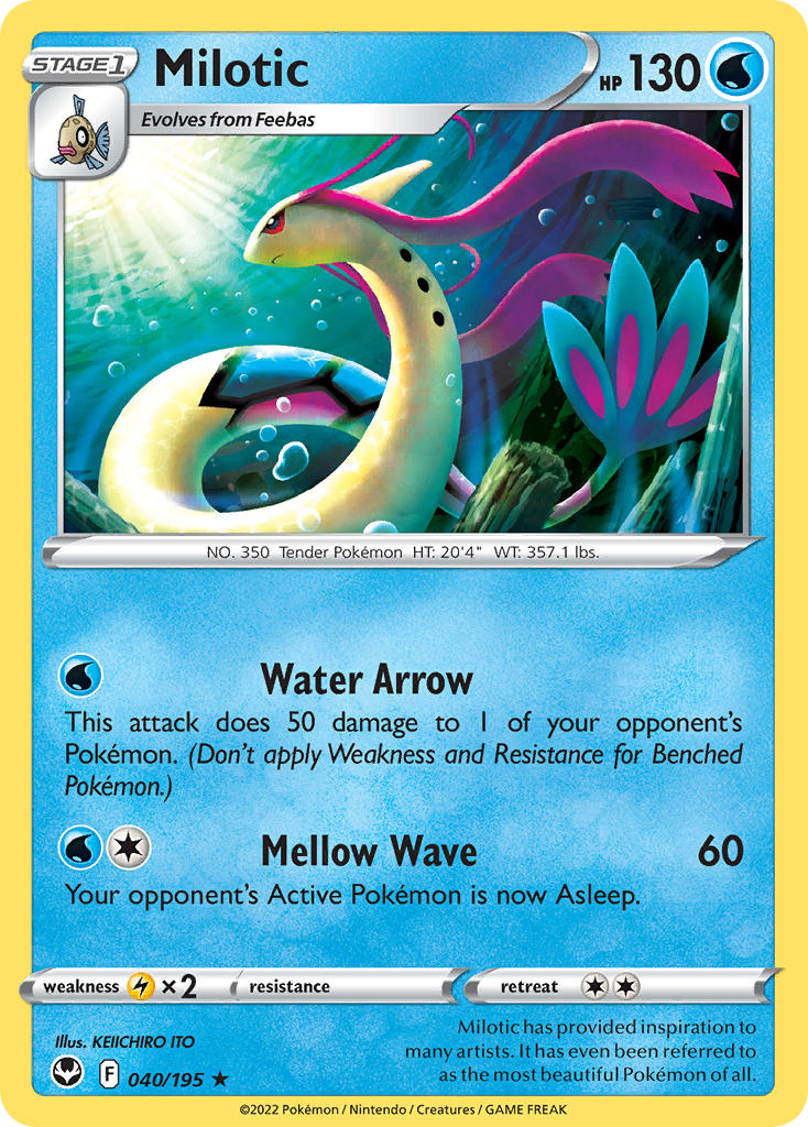 Milotic 040/195 - POKEMON SWORD & SHIELD: SILVER TEMPEST