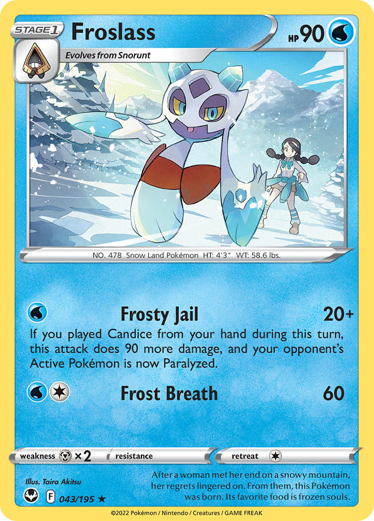 Froslass 043/195 - POKEMON SWORD & SHIELD: SILVER TEMPEST