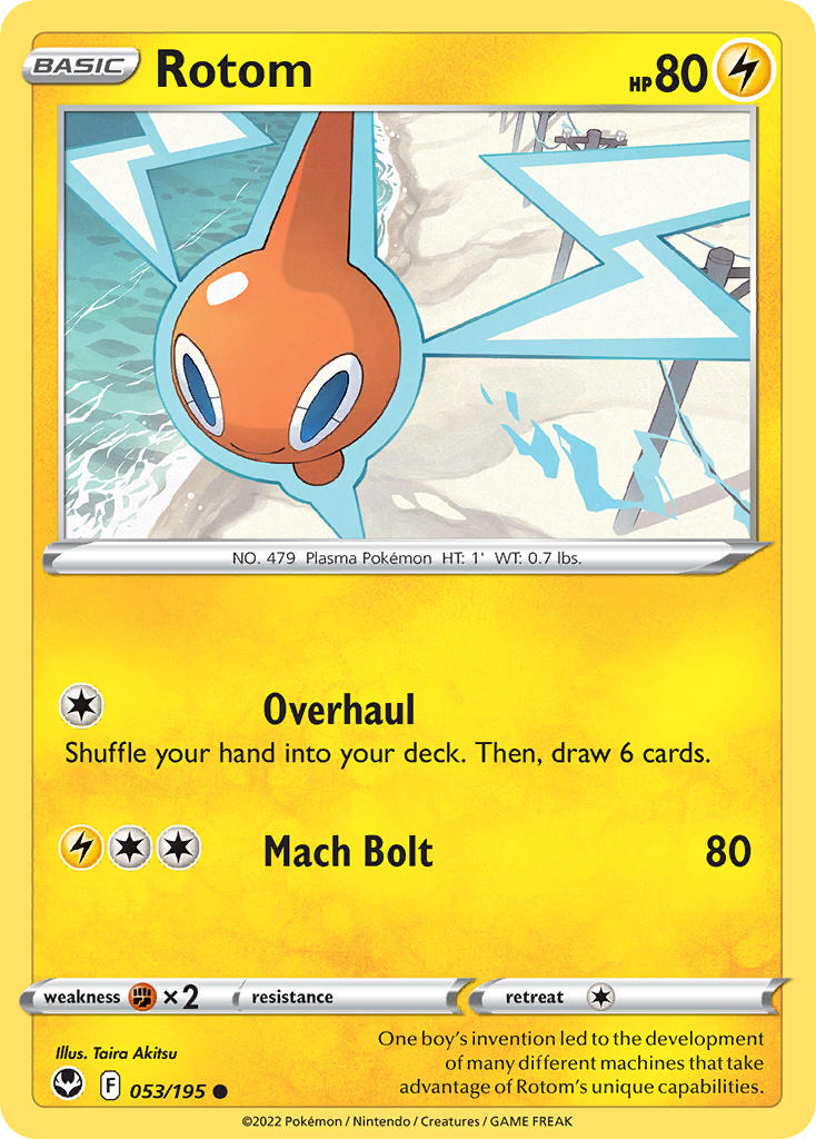 Rotom 053/195 - POKEMON SWORD & SHIELD: SILVER TEMPEST