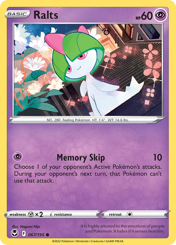 Ralts 067/195 - POKEMON SWORD & SHIELD: SILVER TEMPEST