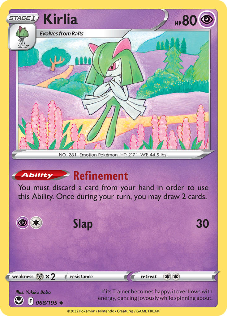 Kirlia 068/195 - POKEMON SWORD & SHIELD: SILVER TEMPEST