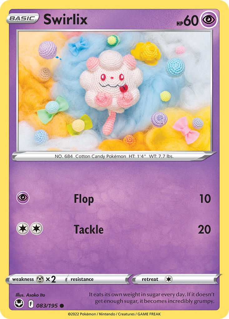 Swirlix 083/195 - POKEMON SWORD & SHIELD: SILVER TEMPEST