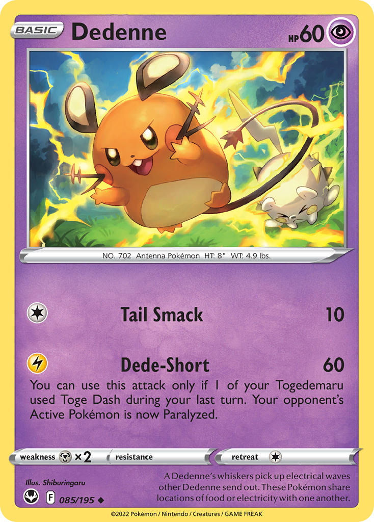 Dedenne 085/195 - POKEMON SWORD & SHIELD: SILVER TEMPEST