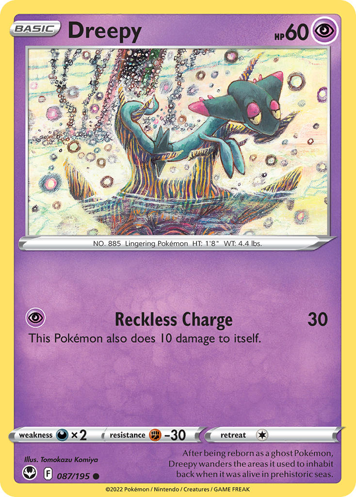 Dreepy 087/195 - POKEMON SWORD & SHIELD: SILVER TEMPEST