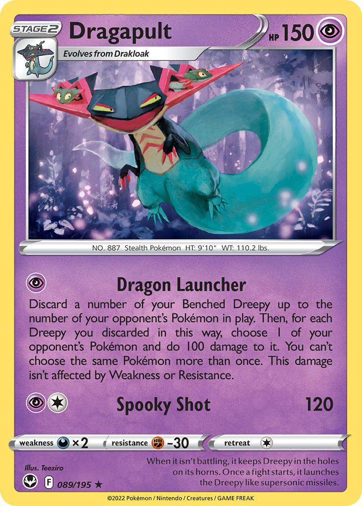 Dragapult 089/195 - POKEMON SWORD & SHIELD: SILVER TEMPEST