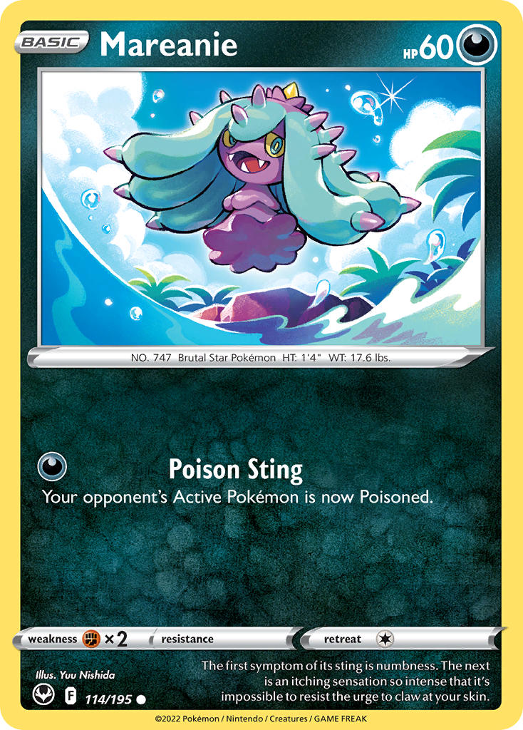 Mareanie 114/195 - POKEMON SWORD & SHIELD: SILVER TEMPEST