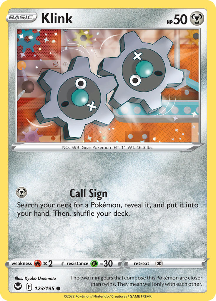 Klink 123/195 - POKEMON SWORD & SHIELD: SILVER TEMPEST