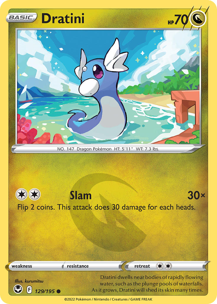 Dratini 129/195 - POKEMON SWORD & SHIELD: SILVER TEMPEST