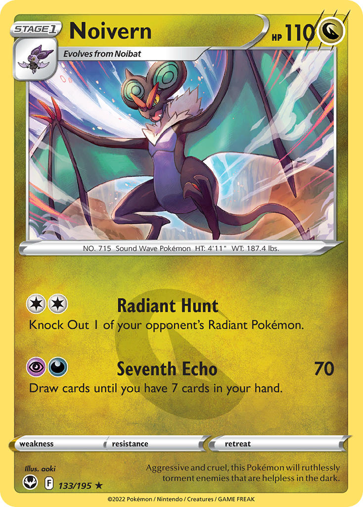 Noivern 133/195 - POKEMON SWORD & SHIELD: SILVER TEMPEST