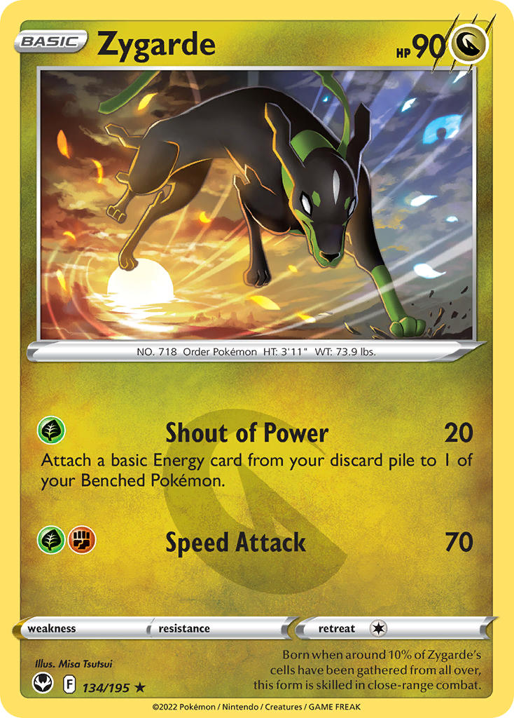 Zygarde 134/195 - POKEMON SWORD & SHIELD: SILVER TEMPEST