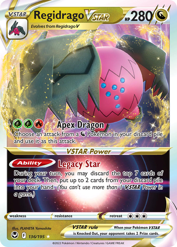 Regidrago VSTAR 136/195 - POKEMON SWORD & SHIELD: SILVER TEMPEST