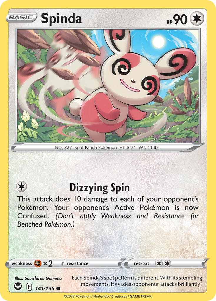 Spinda 141/195 - POKEMON SWORD & SHIELD: SILVER TEMPEST