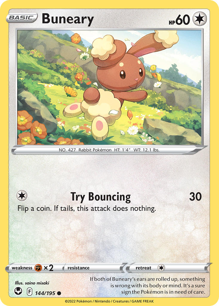 Buneary 144/195 - POKEMON SWORD & SHIELD: SILVER TEMPEST