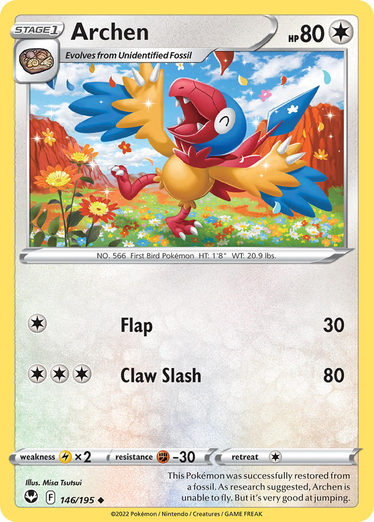 Archen 146/195 - POKEMON SWORD & SHIELD: SILVER TEMPEST