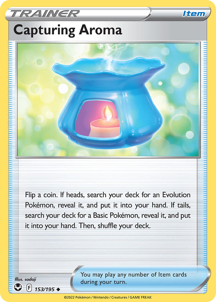 Capturing Aroma 153/195 - POKEMON SWORD & SHIELD: SILVER TEMPEST