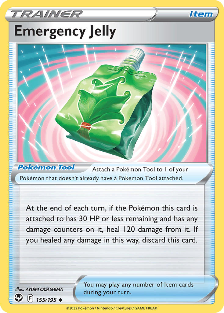 Emergency Jelly 155/195 - POKEMON SWORD & SHIELD: SILVER TEMPEST
