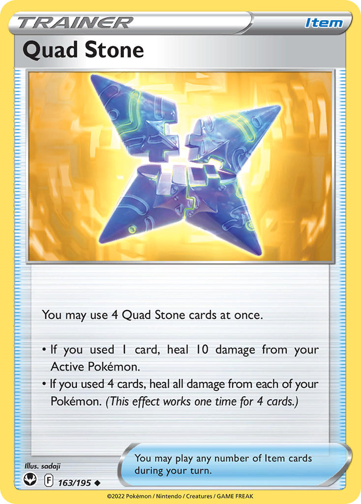 Quad Stone 163/195 - POKEMON SWORD & SHIELD: SILVER TEMPEST