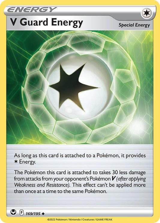 V Guard Energy 169/195 - POKEMON SWORD & SHIELD: SILVER TEMPEST