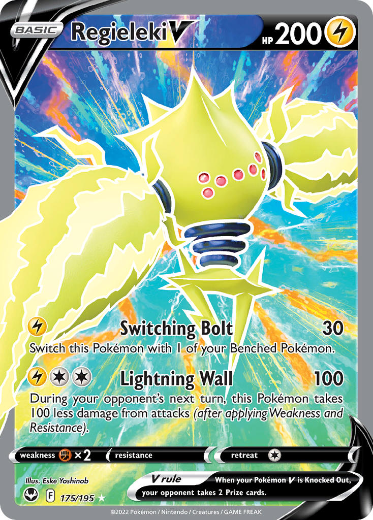 Regieleki V 175/195 - POKEMON SWORD & SHIELD: SILVER TEMPEST