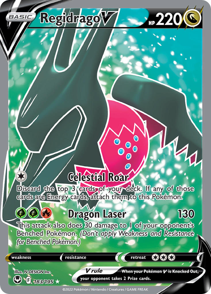 Regidrago V 183/195 - POKEMON SWORD & SHIELD: SILVER TEMPEST