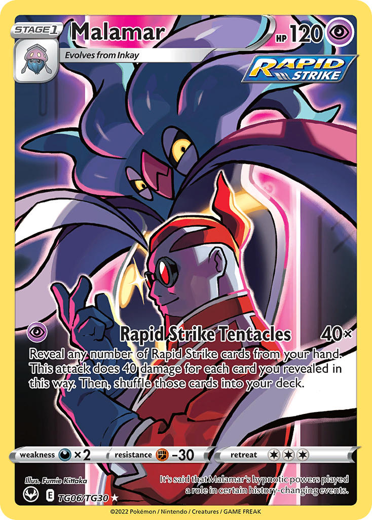 Malamar TG06/TG30 - POKEMON SWORD & SHIELD: SILVER TEMPEST | TRAINER GALLERY