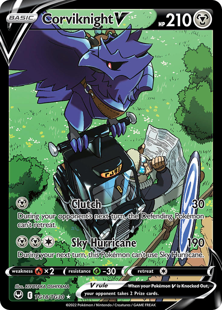 Corviknight V TG18/TG30 - POKEMON SWORD & SHIELD: SILVER TEMPEST | TRAINER GALLERY