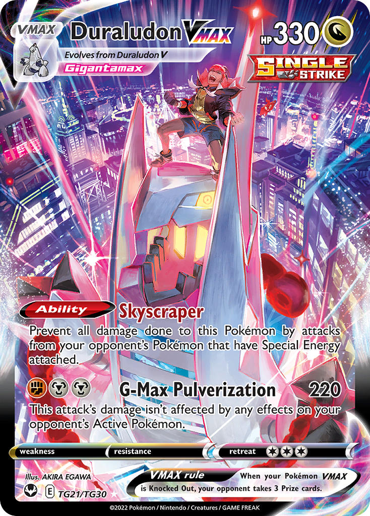 Duraludon VMAX TG21/TG30 - POKEMON SWORD & SHIELD: SILVER TEMPEST | TRAINER GALLERY