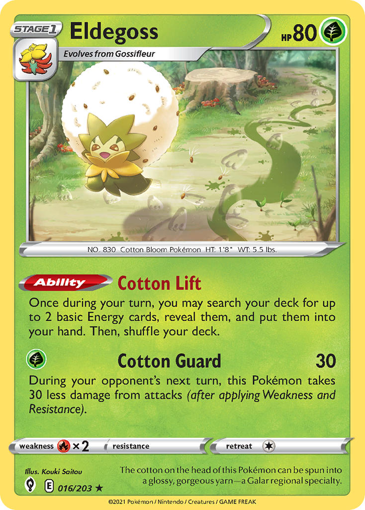 Eldegoss 016/203 - POKEMON SWORD & SHIELD: EVOLVING SKIES