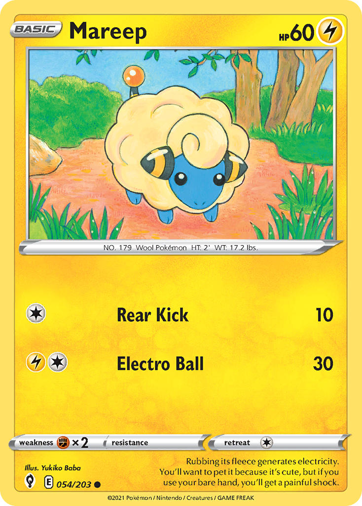 Mareep 054/203 - POKEMON SWORD & SHIELD: EVOLVING SKIES