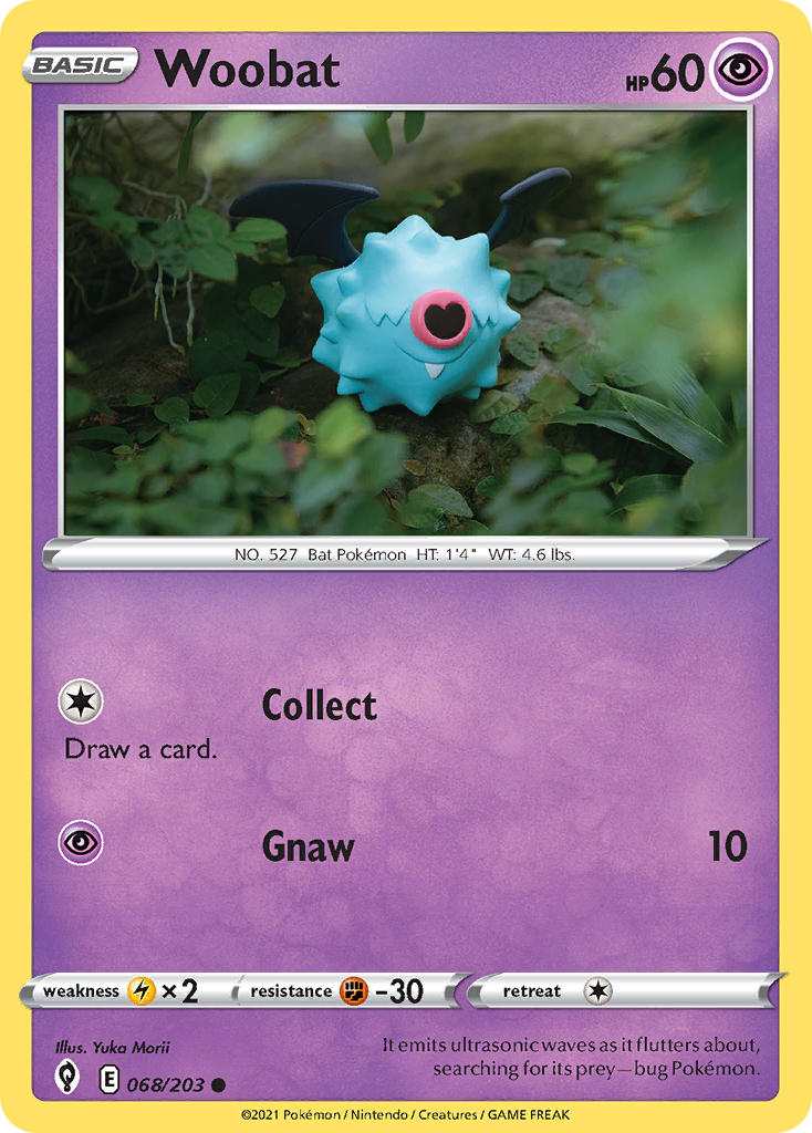 Woobat 068/203 - POKEMON SWORD & SHIELD: EVOLVING SKIES
