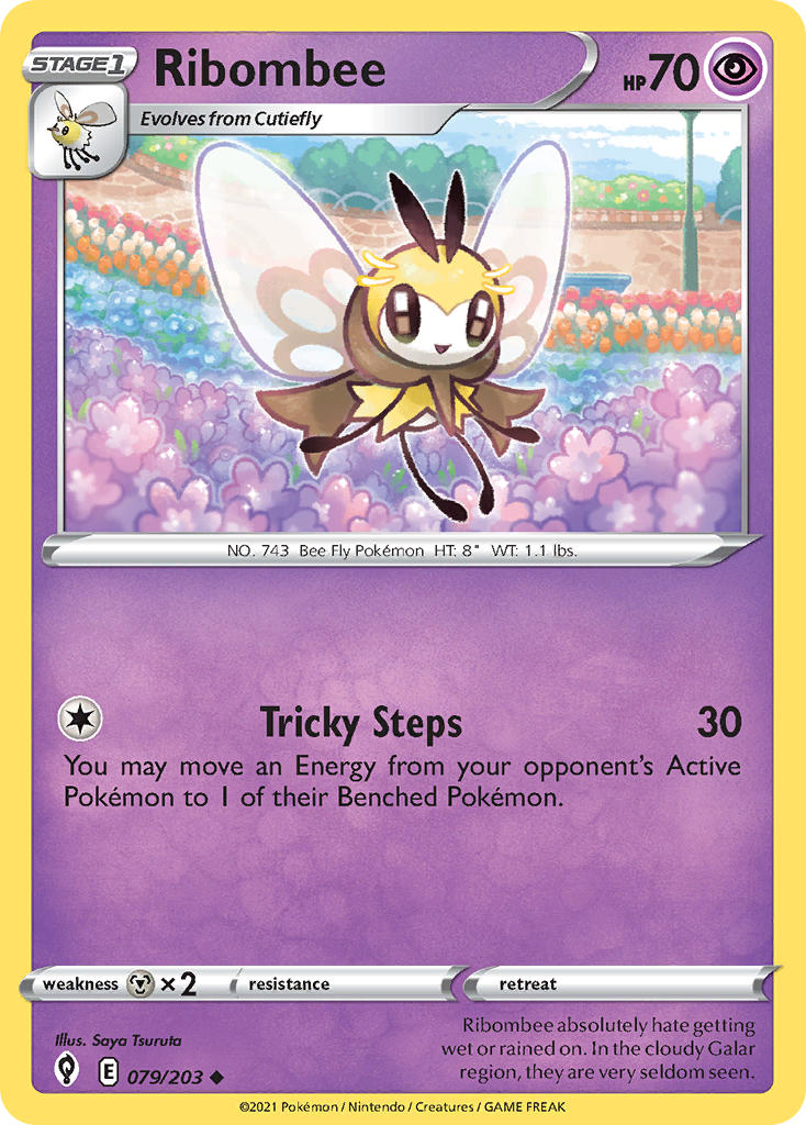 Ribombee 079/203 - POKEMON SWORD & SHIELD: EVOLVING SKIES