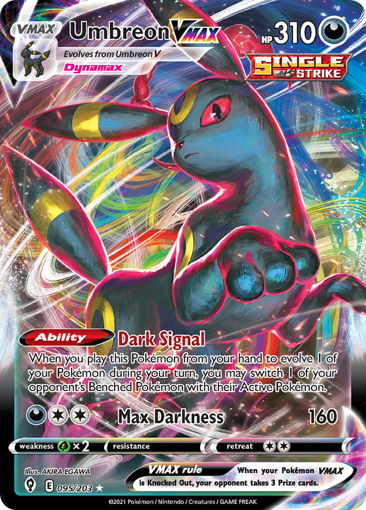 Umbreon VMAX 095/203 - POKEMON SWORD & SHIELD: EVOLVING SKIES