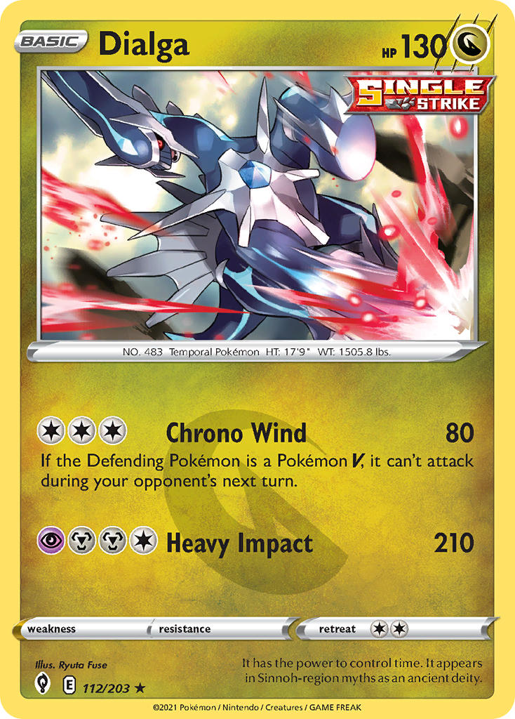 Dialga 112/203 - POKEMON SWORD & SHIELD: EVOLVING SKIES