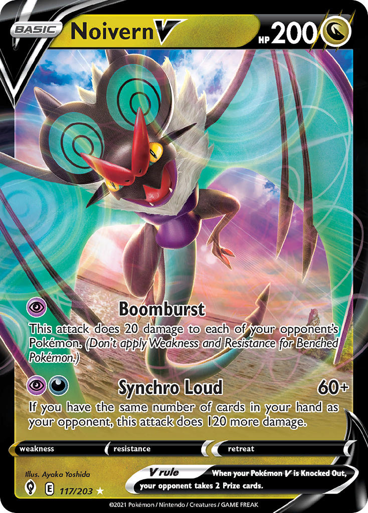 Noivern V 117/203 - POKEMON SWORD & SHIELD: EVOLVING SKIES