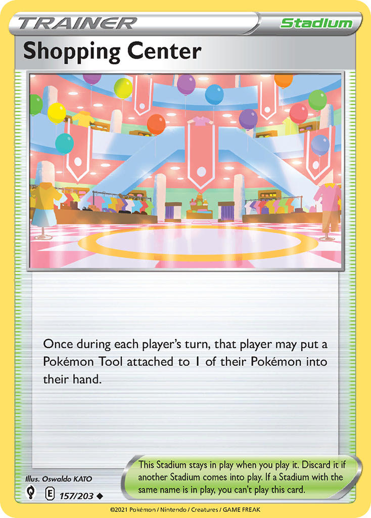 Shopping Center 157/203 - POKEMON SWORD & SHIELD: EVOLVING SKIES