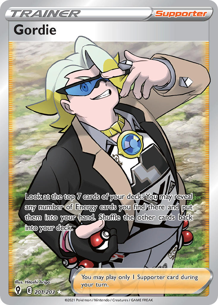 Gordie 201/203 - POKEMON SWORD & SHIELD: EVOLVING SKIES