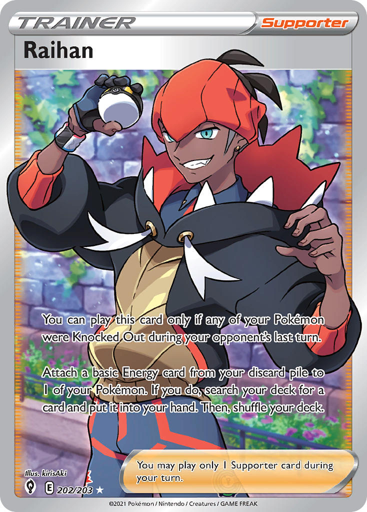 Raihan 202/203 - POKEMON SWORD & SHIELD: EVOLVING SKIES