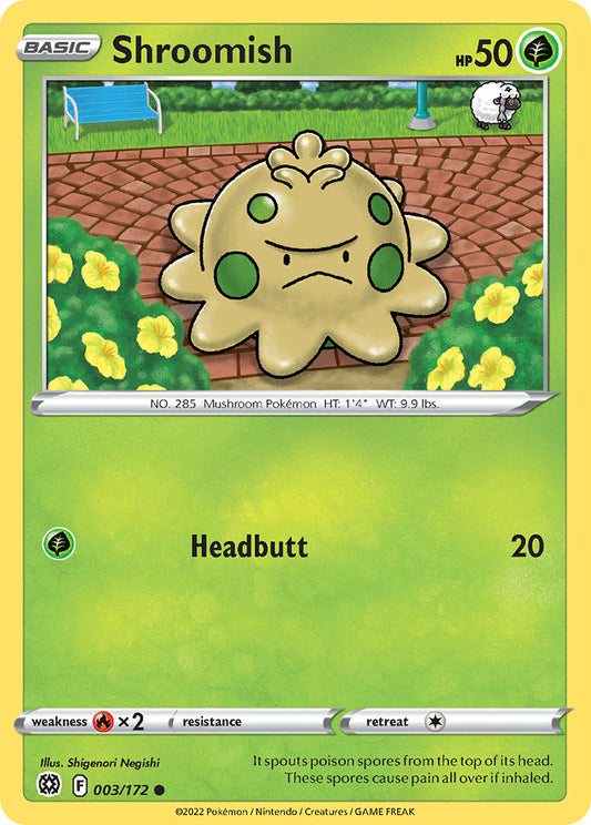 Shroomish 003/172 - POKEMON SWORD & SHIELD: BRILLIANT STARS