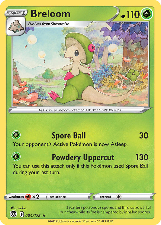Breloom 004/172 - POKEMON SWORD & SHIELD: BRILLIANT STARS