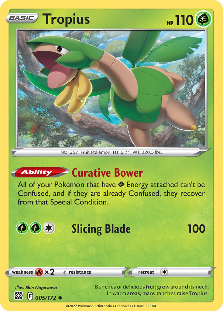 Tropius 005/172 - POKEMON SWORD & SHIELD: BRILLIANT STARS