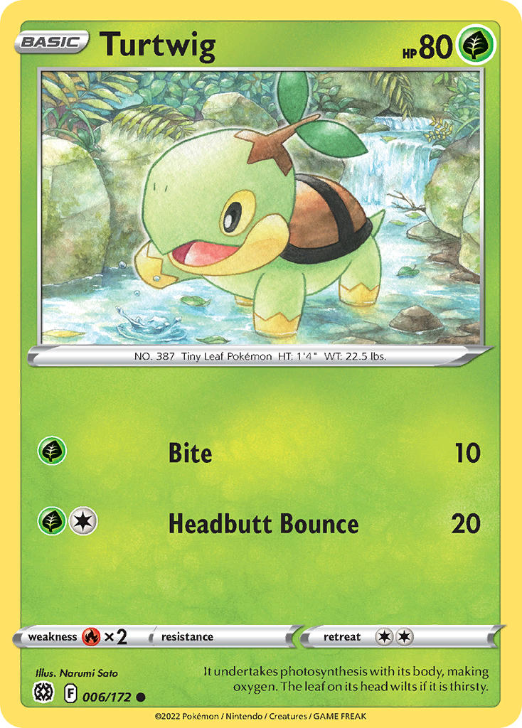 Turtwig 006/172 - POKEMON SWORD & SHIELD: BRILLIANT STARS