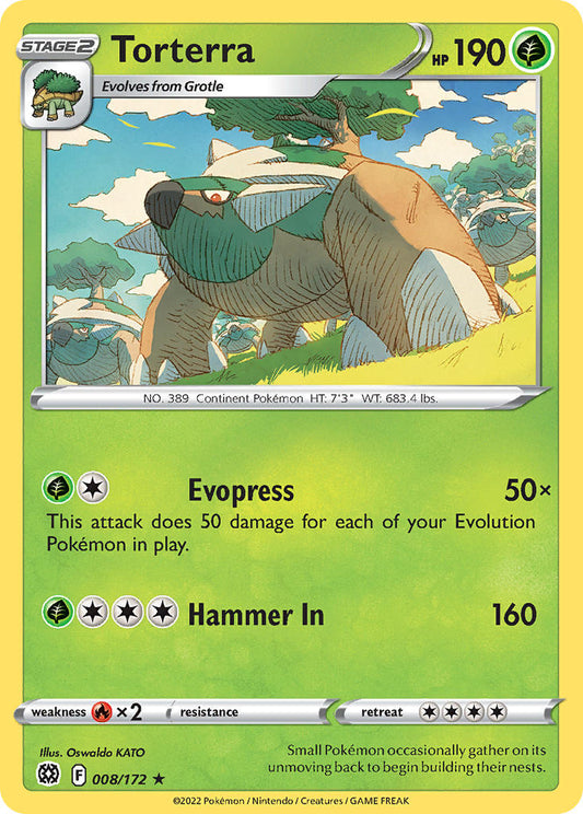 Torterra 008/172 - POKEMON SWORD & SHIELD: BRILLIANT STARS