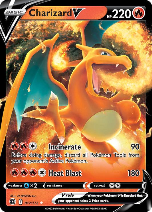 Charizard V 017/172 - POKEMON SWORD & SHIELD: BRILLIANT STARS