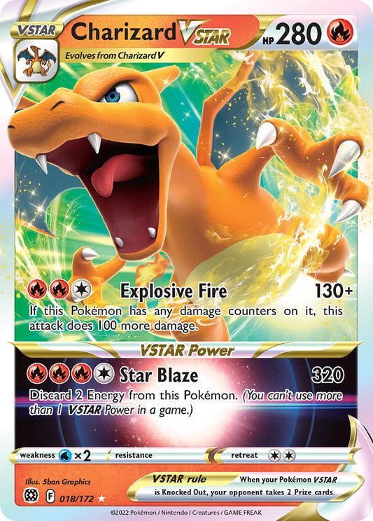 Charizard VSTAR 018/172 - POKEMON SWORD & SHIELD: BRILLIANT STARS