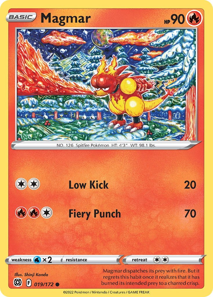 Magmar 019/172 - POKEMON SWORD & SHIELD: BRILLIANT STARS