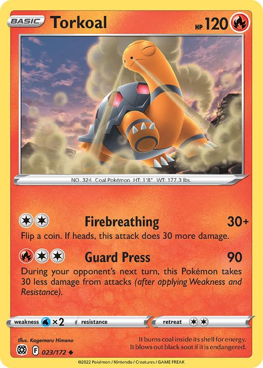 Torkoal 023/172 - POKEMON SWORD & SHIELD: BRILLIANT STARS
