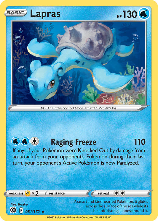 Lapras 031/172 - POKEMON SWORD & SHIELD: BRILLIANT STARS